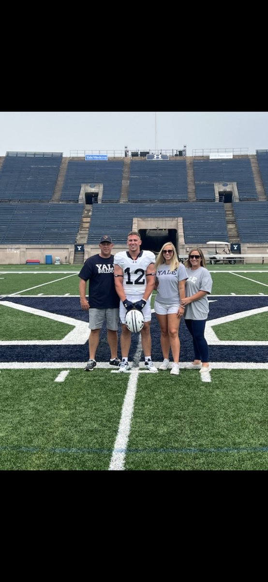 What a Father’s Day weekend! My boy has committed to Yale University.  So proud of him. Special thanks to everyone that took part in making this possible.  This kids dream was to play D1 football and today it has became a reality at one of the finest schools in the world!