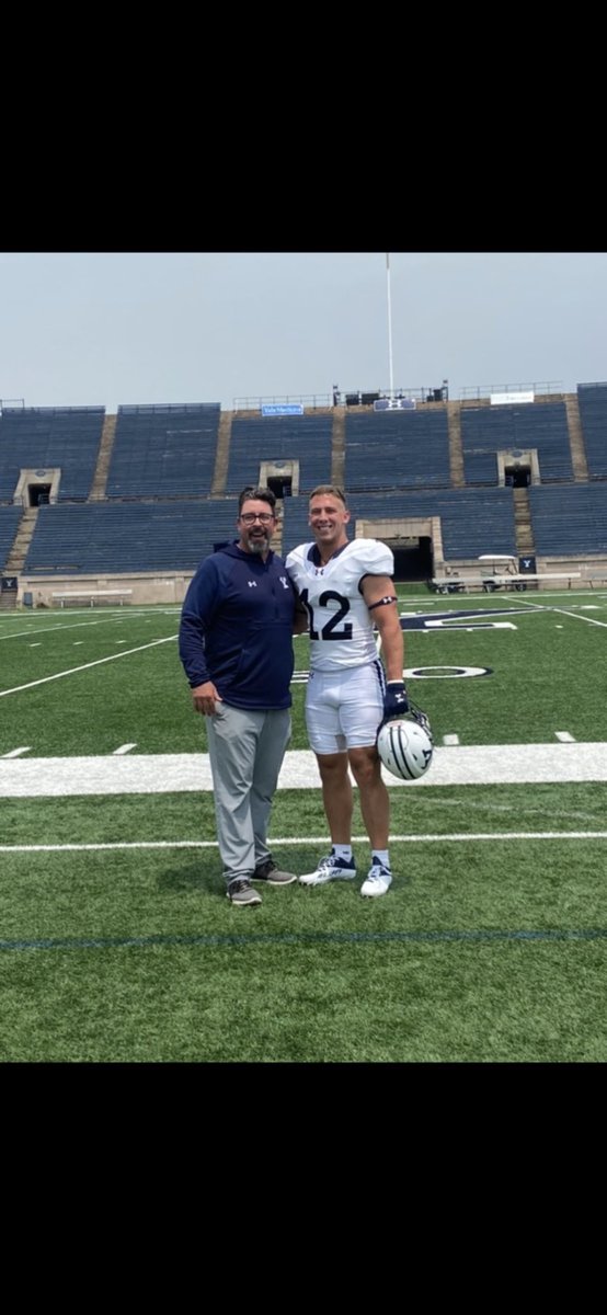 PartinSteve's tweet image. What a Father’s Day weekend! My boy has committed to Yale University.  So proud of him. Special thanks to everyone that took part in making this possible.  This kids dream was to play D1 football and today it has became a reality at one of the finest schools in the world!