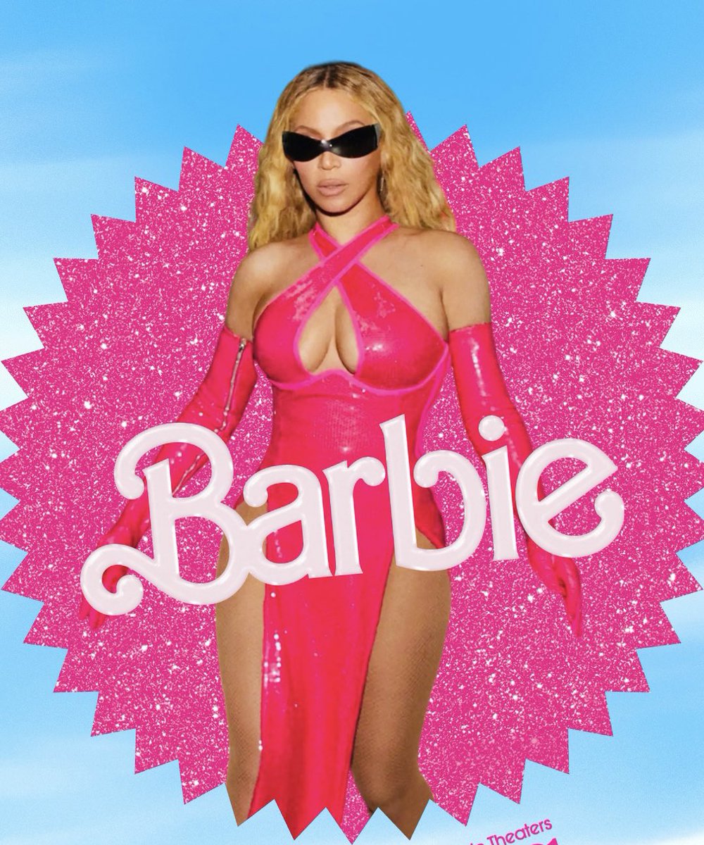 cast beyoncé in the barbie movie challenge😭😭😭