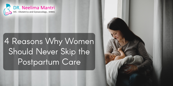 4 Reasons Why Women Should Never Skip the Postpartum Care

As the baby is born, it is quite natural that the baby’s health becomes a centre of focus...
Know more at: drneelimamantri.com/blog/4-reasons…
#PostpartumCare #PostpartumCareSessionInMumbai #Gynaecologist