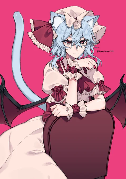 「にゃんれみ」 思わずちゅーるを献上したくなるお嬢様が描けましたよ～