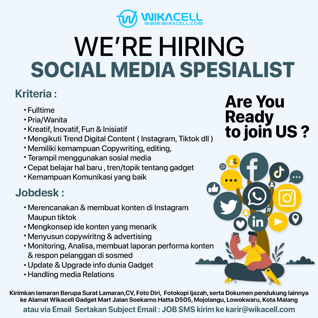 Mari Bergabung dengan keluarga kami ☺️

#lowkermalang

<a href="/yusufgunawan/">Yusuf Gunawan</a> <a href="/kepanjen_kita/">#WalikotaKepanjen</a> <a href="/infomalang/">Info Malang</a>