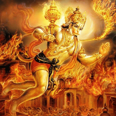 सुंदरकांड पढ़ते हुए 25वें दोहे पर थोड़ा रुक गया । तुलसीदास ने सुन्दर कांड में जब हनुमान जी ने लंका मे आग लगाई थी, उस प्रसंग पर लिखा है |

"हरि प्रेरित तेहि अवसर चले मरुत उनचास
अट्टहास करि गर्जा कपि बढ़ि लाग अकास।।"

अर्थात :- जब हनुमान जी ने लंका को अग्नि के हवाले कर दिया तो --वे