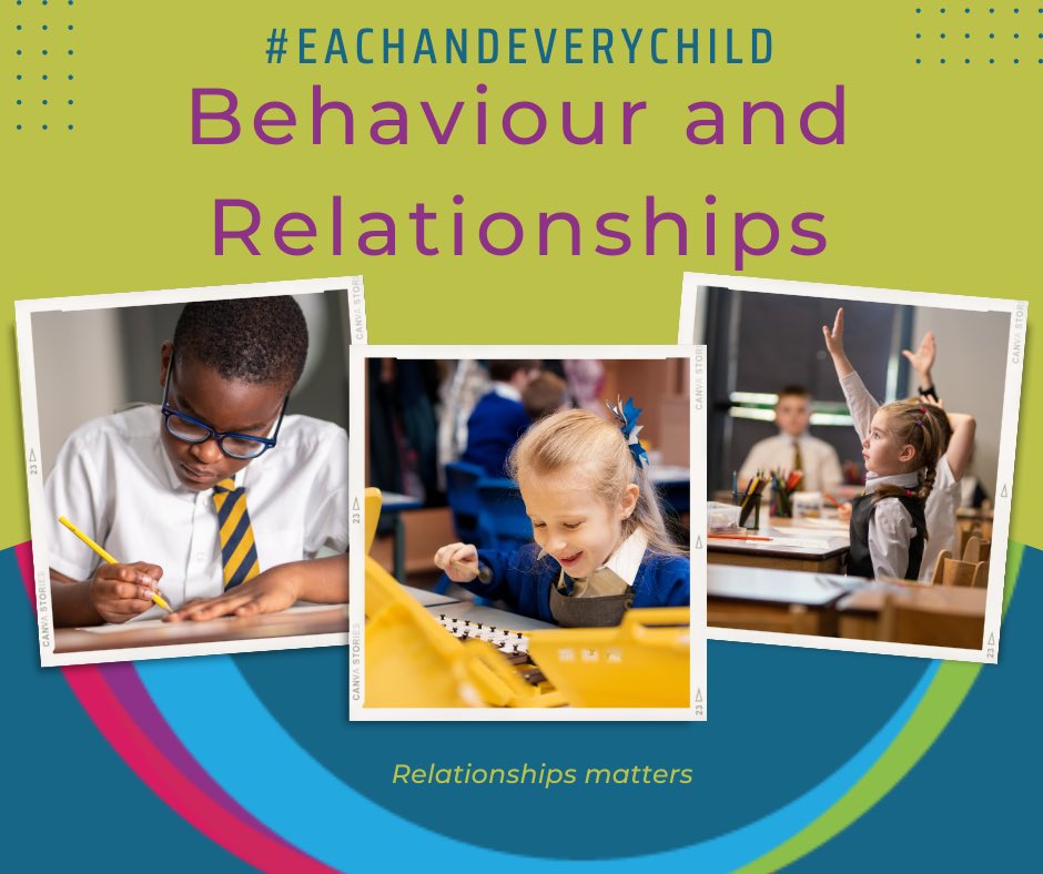 We are committed to creating an environment where exemplary behaviour and strong relationships are at the heart of productive learning. We expect everyone to treat others with kindness and respect so that we can all have a positive school experience. 🌈 #relationalpractice