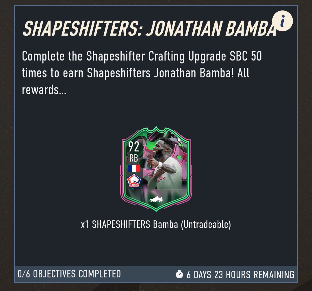 💥Shapeshifter Crafting Upgrade Grind💥

In the Thread below⤵️ I show you step by step the probably most cost efficient method to grind the Jonathan Bamba🇫🇷 Objective without doing BPM in 4 days while saving lots of coins🤗

💚+🔁 appreciated

Page 1/12