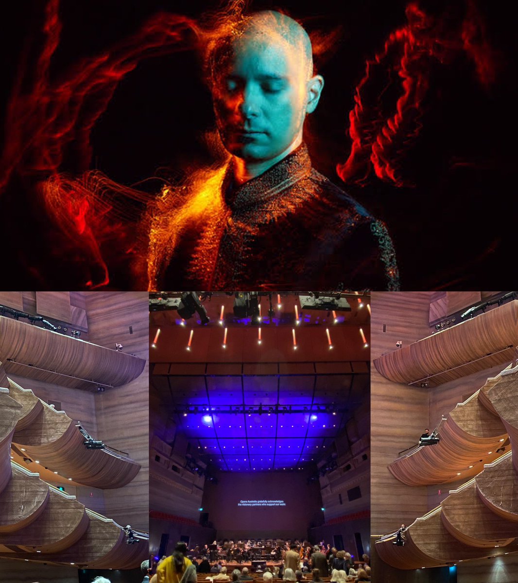 chrismbr's tweet image. #HamerHall #OperaAustralia Satyagraha. A rare chance to see a Philip Glass opera live - if only in concert form - and this is my favourite. Absolutely sublime, despite my reservations about Shanul Sharma’s tenor (though I seem to be the only voice in that!).