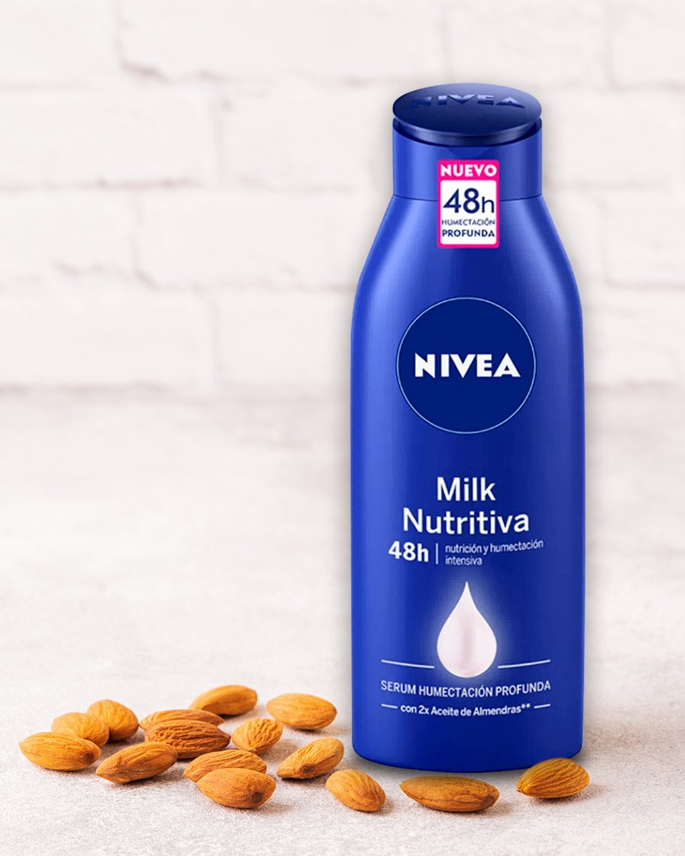 Con nuestra Crema Corporal NIVEA Milk Nutritiva la piel extra seca queda protegida de la deshidratación, ya que  reduce la pérdida de agua y aumenta su nivel de humectación.

#NiveaVenezuela #CuidadoCorporal