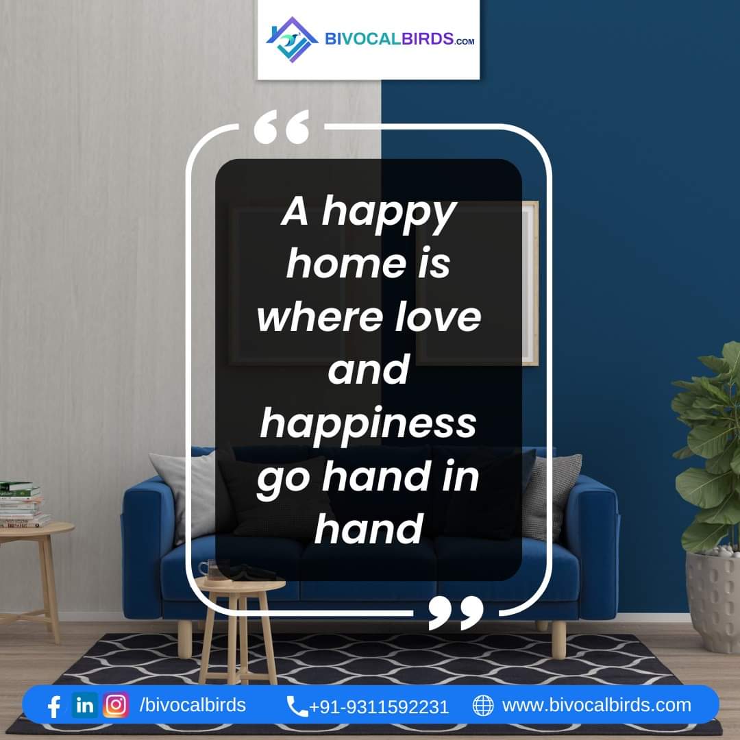 A happy home is where love and happiness go hand in hand.

#Bivocalbirds #HomeOfSmiles #HarmonyAndHappiness #JoyfulFamilyLife #HomeFilledWithLove #BlissfulAbode