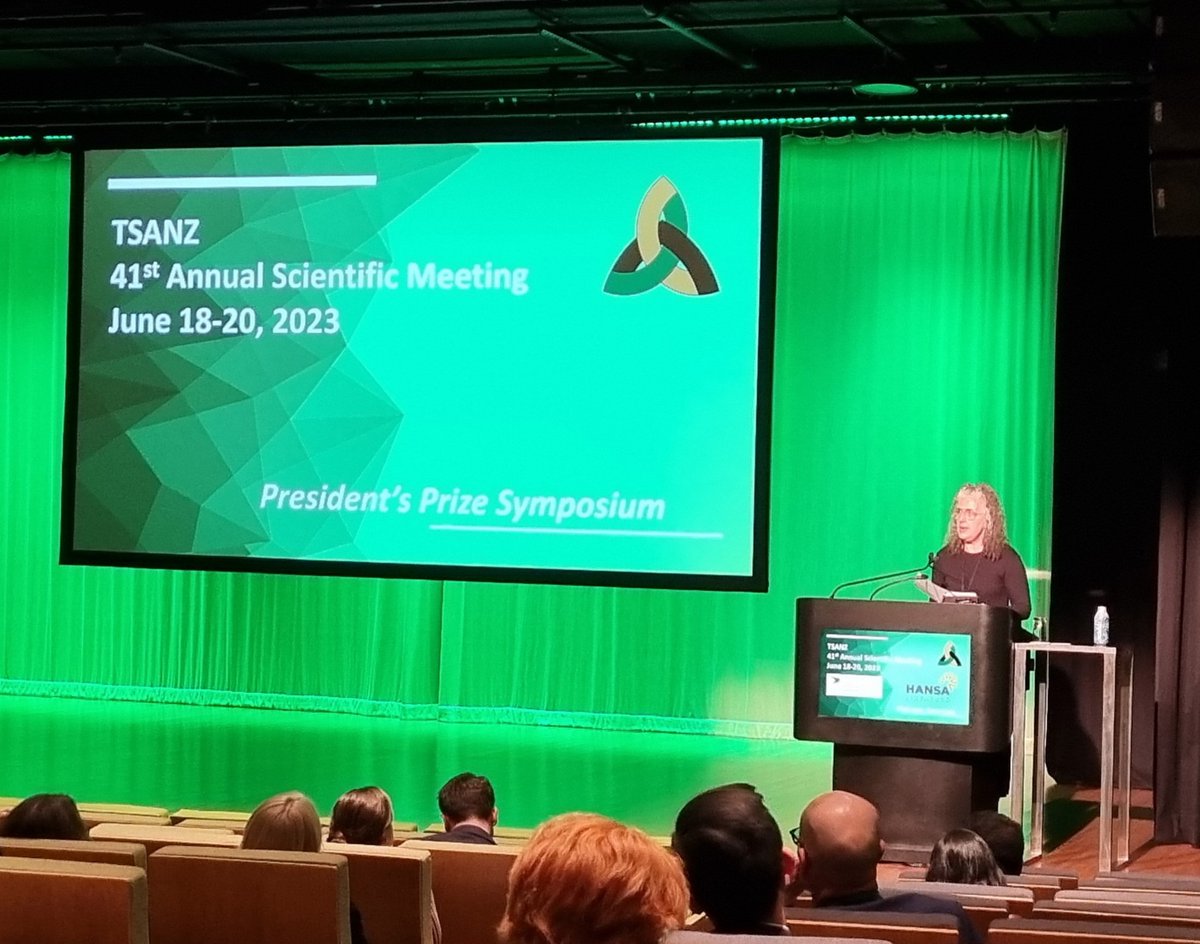 Here we go, President's Prize talks begin <a href="/TSANZ_txsoc/">TSANZ</a>