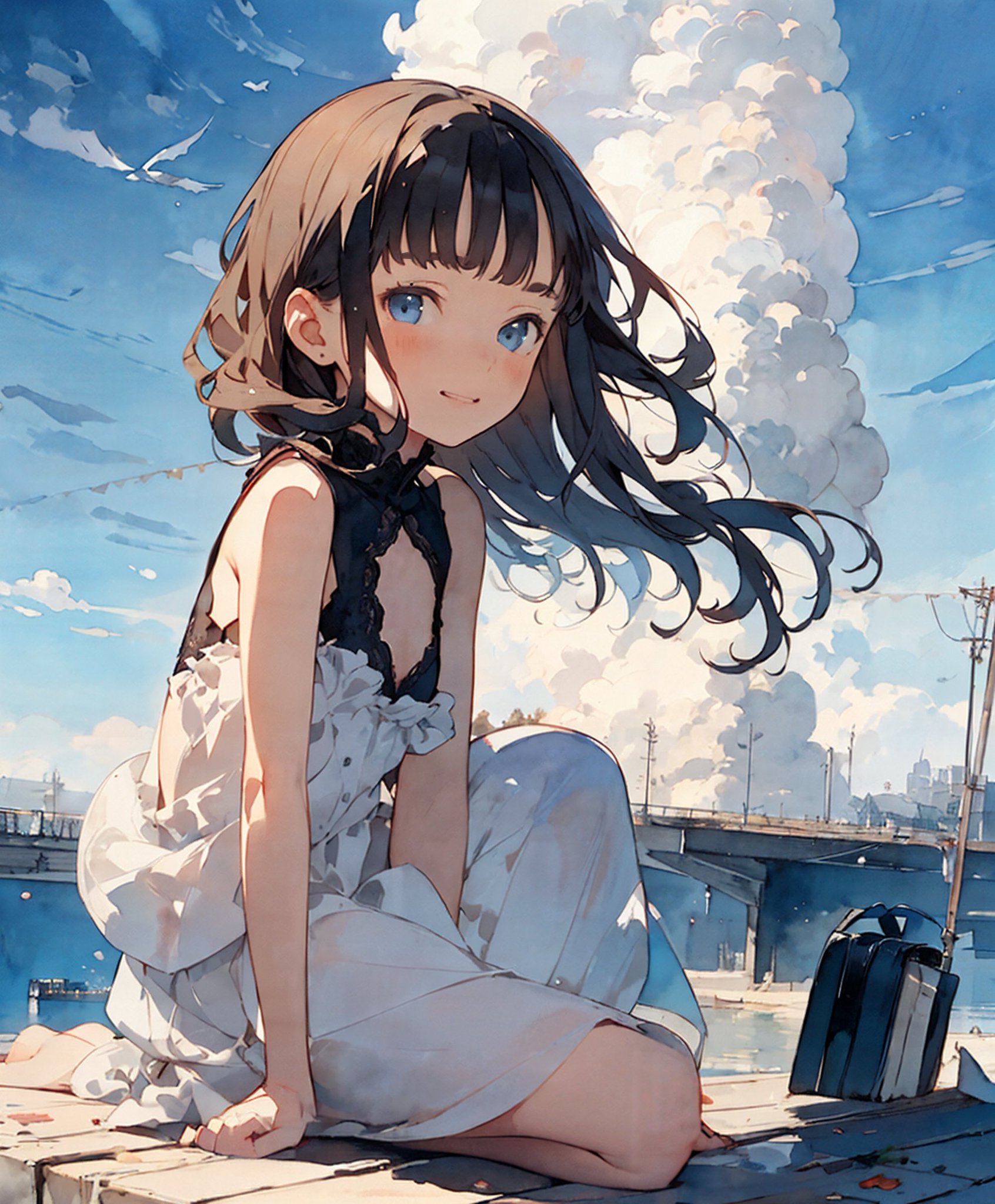 愛の不時着 イラストA2額装