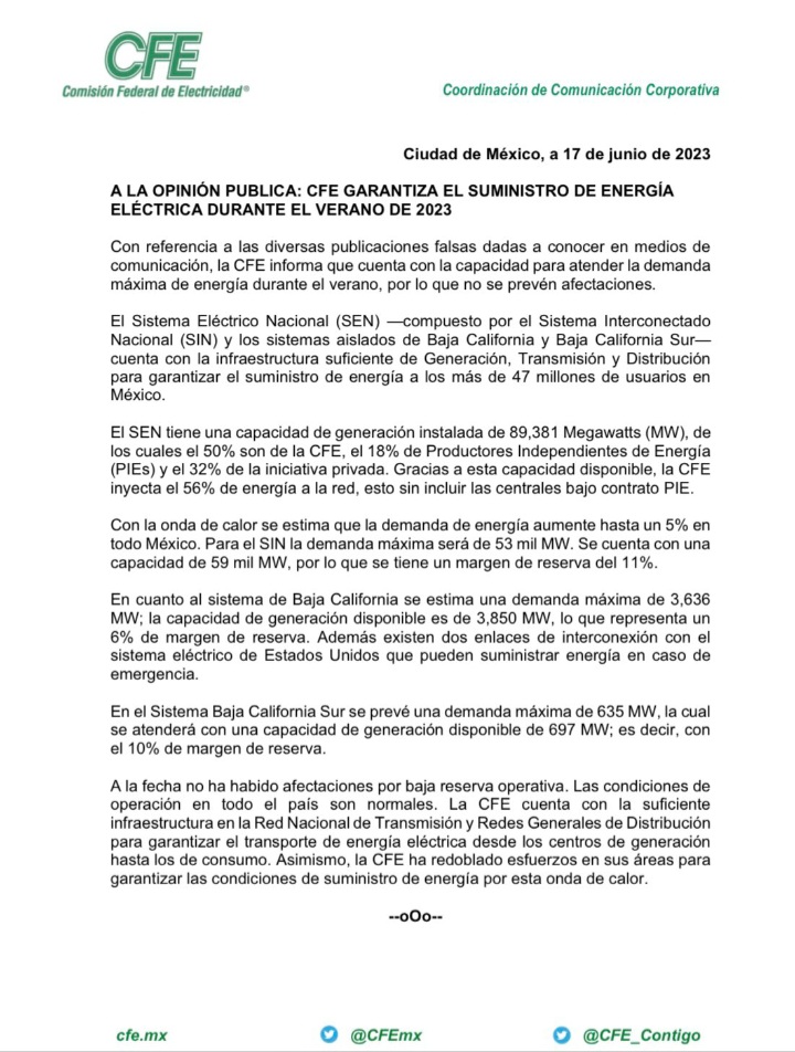 DulceNunez16's tweet image. @CFE_Contigo @CFEmx 
@telediariomty
Hace un día nos garantizaron que habrá suministro eléctrico, hoy no es verano, no tenemos luz en Cumbres Campanario, Cumbres Sector 3 Monterrey
40 grados a las 11:15pm
BEBES, ADULTOS MAYORES, ENFERMOS NO PODEMOS MAS!!!