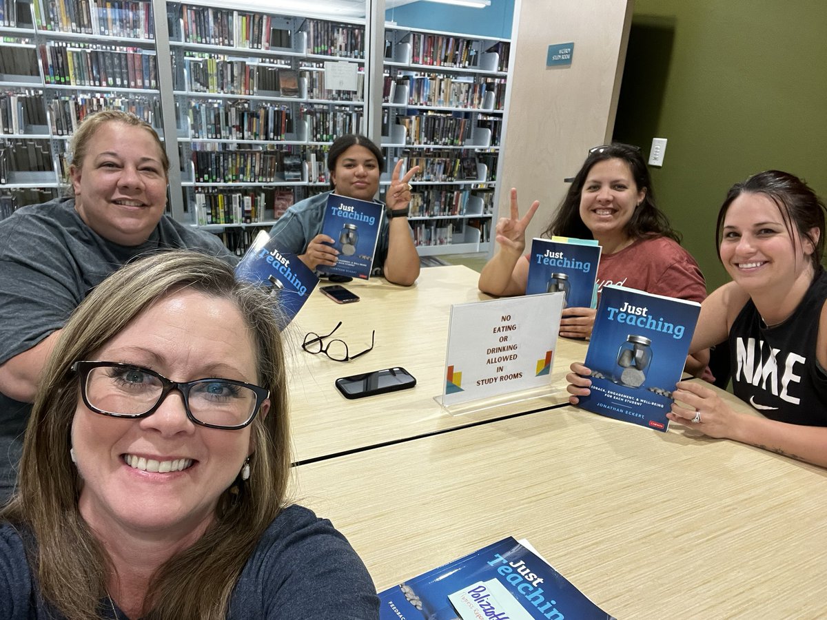Second book club meeting resulted in another insightful conversation on fostering a passion for learning among teachers and students through effective engagement strategies. #justteaching #RobinsonISD @eckertjon @RobinsonISD @MrsA_Foster @kbaumanres @LP_teaches @msallisonthomas