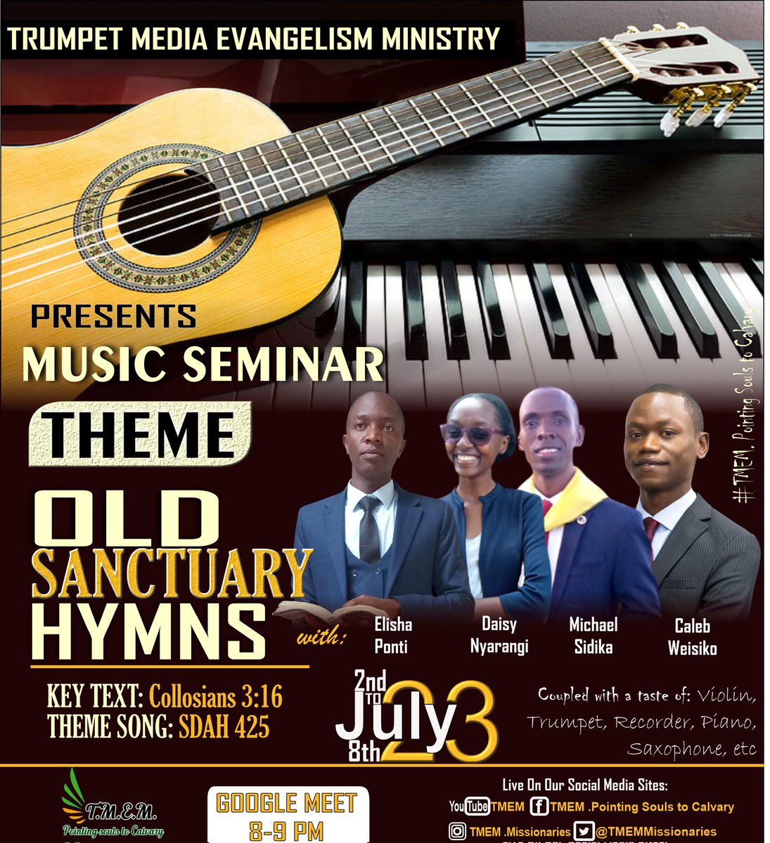 tmemmedia's tweet photo. Welcome to TMEM virtual music seminar. July 2nd - 8th, 2023.

https://t.co/bkcDg9ibIX https://t.co/Tlar1cDLDU