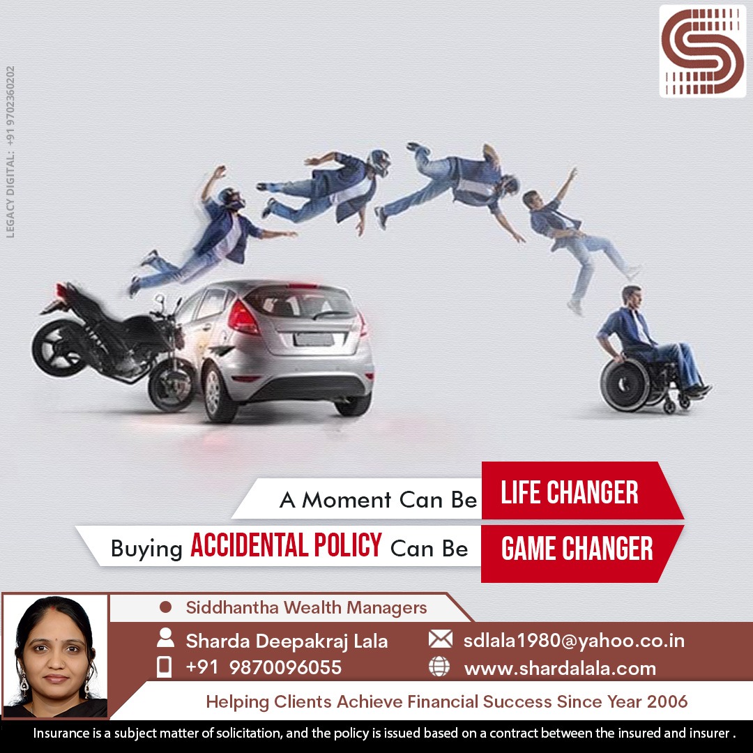 SiddhanthWealth's tweet photo. #PersonalAccidentInsurance #PersonalAccidentCover #DisabilityCoverage #disabilityawareness #accidentaldeath #accidentalDeathBenefit #financialfreedom #financialadvisor #FutureSecured #FutureSecurity #incomeprotection #standardofliving #happyfamily #familysafety #familysecurity #familysecured #deathclaim #licofindia #lifeinsuranceagent #lifeinsurancematters #lifeinsuranceadvisor #financialeducation #financialplanning #financialindependence #financialfreedom #financialadvice #financialliteracy #wealthmanager #wealthmanagement #shardalala