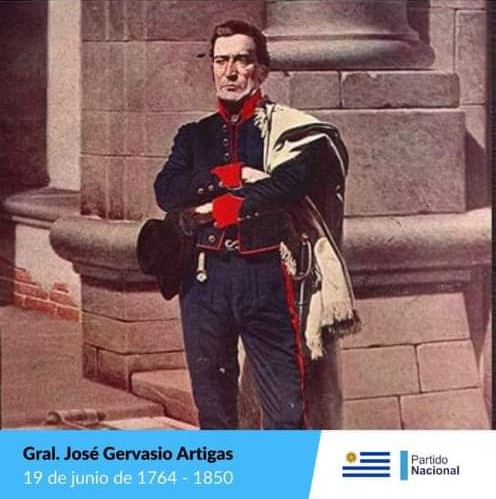 🔵⚪🔴 LOS PAISANOS LE DICEN MI GENERAL. || Homenajeamos al mejor de todos nosotros, en el 259° aniversario del natalicio del 'Protector de los Pueblos Libres' y 'Padre del Federalismo'. #JefeDeLosOrientales #FechaPatria 🇺🇾🧉