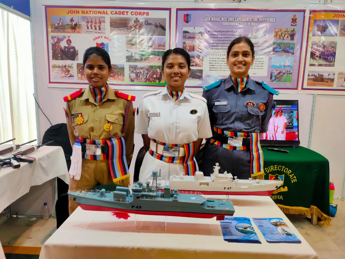 #NationalCadetCorps
NCC Cadets of Odisha, participated in Indian Chamber of Commerce ( ICC ),Global Education Expo &amp;  Conclave to showcase the delegates and students about the benefits of being proud cdt of NCC. The conclave is from 18 June to 19 June 2023.