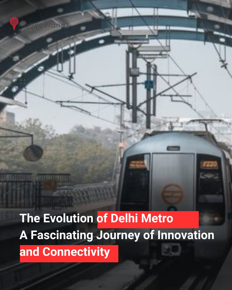 NativePlanetIN's tweet photo. Delhi Metro: A Revolution in Urban Transportation
Read more at: https://t.co/sufX5gx1nZ
#DelhiMetro #Delhi #Travel #nativeplanet https://t.co/SyPxDVJUbB