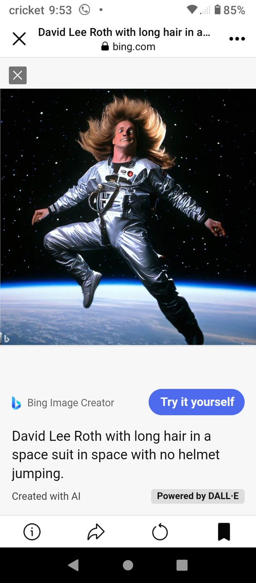 JustinGreenewa1's tweet photo. AI is fun. I don't get the terms of service, though. https://t.co/q0PhIahFyr
