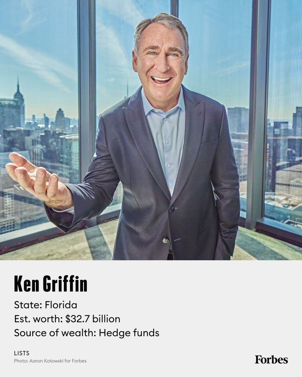 Forbes on Twitter "The Richest Person In Every State https//trib.al