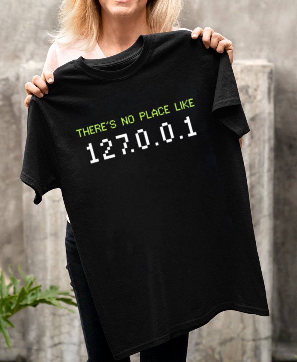 Code your way back home with this clever t-shirt. Perfect for anyone who knows the importance of a localhost!
Order here: propertee.space/theres-no-plac…