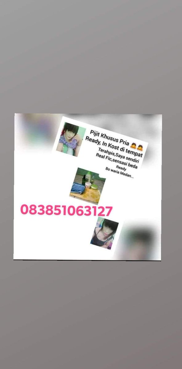 🙏Ready stay  Medan 💕
B ( 0 ).   Pcs
📱083851063127

Real,#ShemaleMedan #wariamedan
#bokinganmedan'
 Hanya yg serius saja ya '

Eanggak melayani basa ,bacot mu jauh2