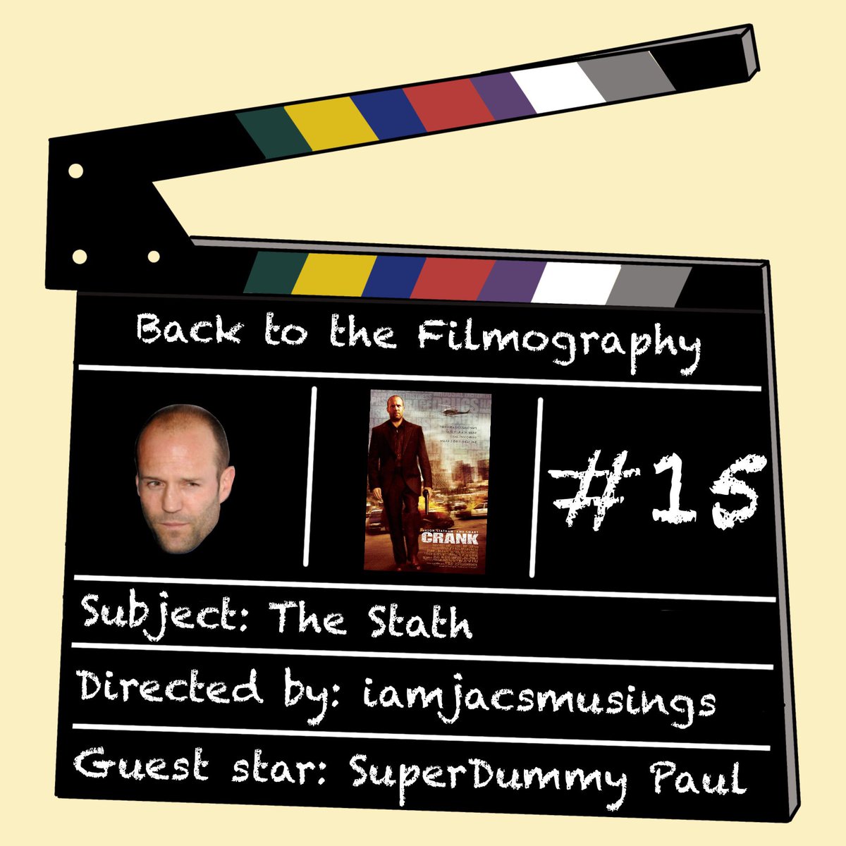 BacktotheFilmography (@backtothefilmog) on Twitter photo Two re-releases to go until all new material. First up today is <a href="/PaulDaMac/">Paul - A super-dummy on a learning journey.</a>'s debut on the show to discuss the equal opportunities offender and entertainer Crank. #FollowtheFilmography to witness the #Statholution Two re-releases to go until all new material. First up today is <a href="/PaulDaMac/">Paul - A super-dummy on a learning journey.</a>'s debut on the show to discuss the equal opportunities offender and entertainer Crank. #FollowtheFilmography to witness the #Statholution