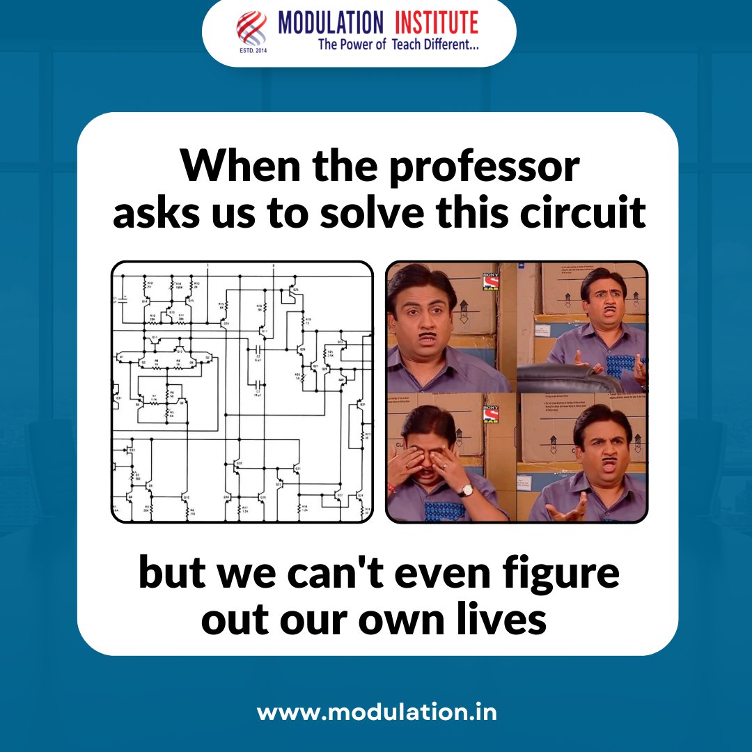 IIndia61072's tweet image. Relatable? #StudentLife #StrugglesOfLife #AcademicHumor #RelatableMemes #StudentProblems #CircuitChallenges #LifeJourney #SupportiveCommunity #MemeCulture #FindingSolutions #LaughWithUs #AcademicJokes #LifePuzzles #HumorAndLearning #LearningTogether #NavigatingChallenges