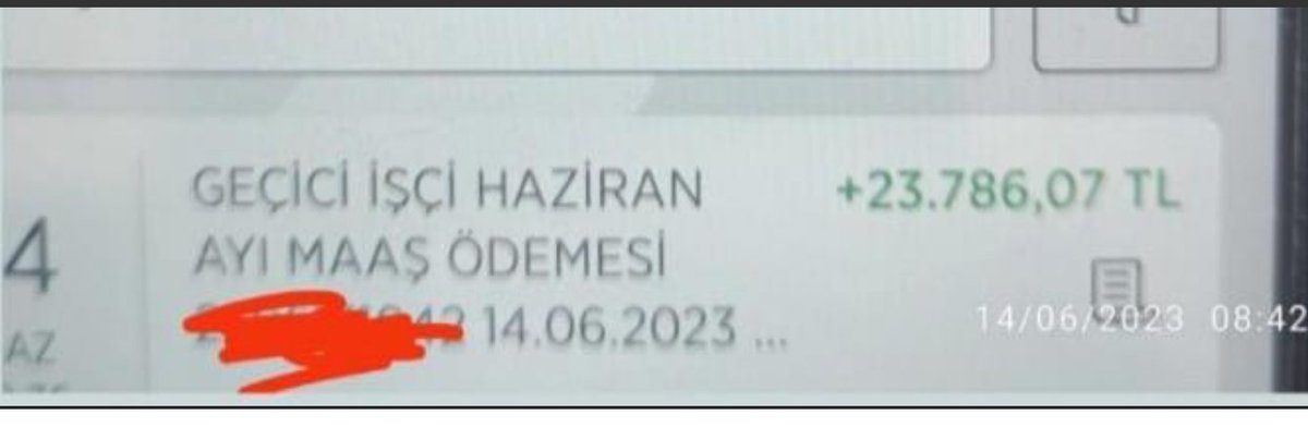 Okulda geçici işçi statüsünde çalışanın maaşı...
Peki sana Haziran ayında ne kadar yattı Öğretmenim?