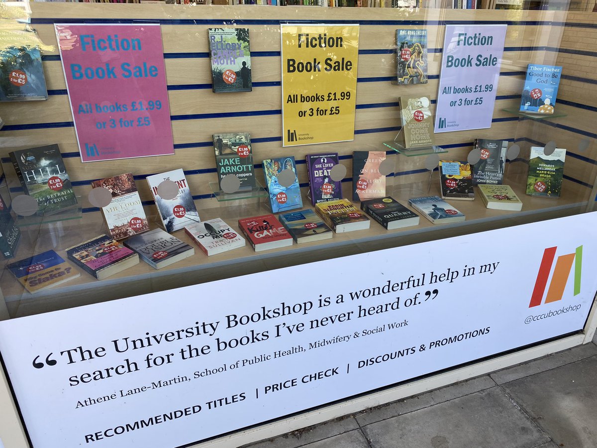 Pick up your bargain reads this summer from our campus book sale @CCCUStudents <a href="/christchurchsu/">Christ Church Students' Union</a> <a href="/ccculibrary/">CCCU Libraries</a> <a href="/CCCUMoves/">Christ Church Moves</a>