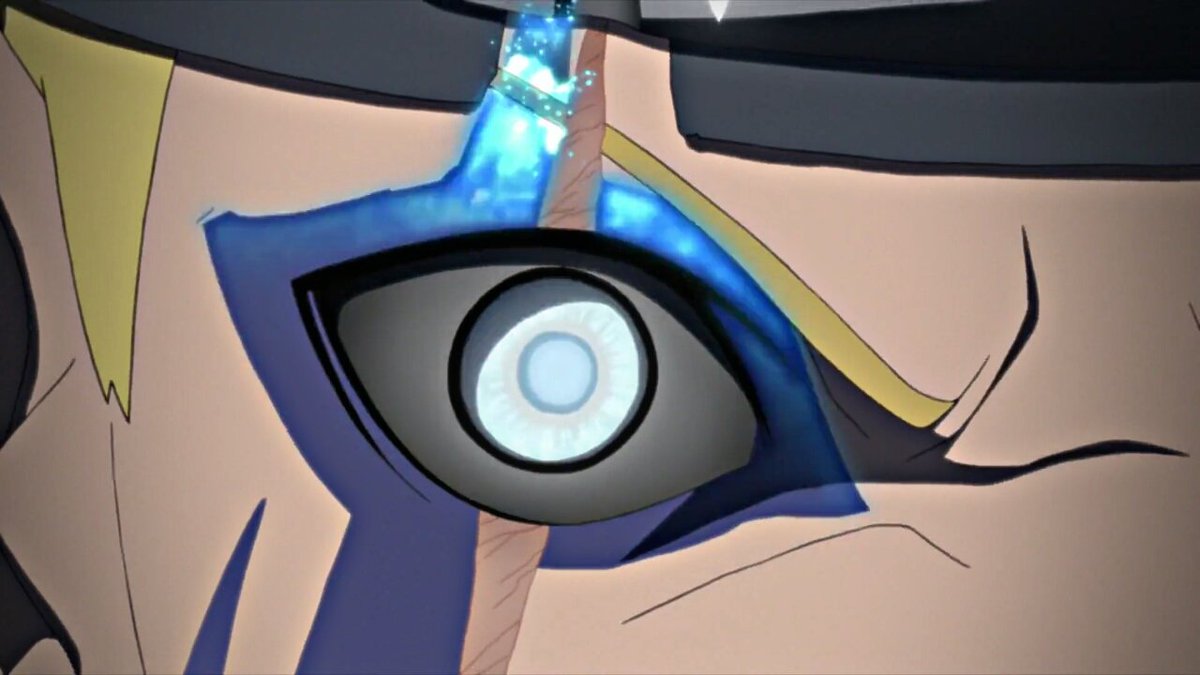 Boruto's ocean blue and jougan eye >>>