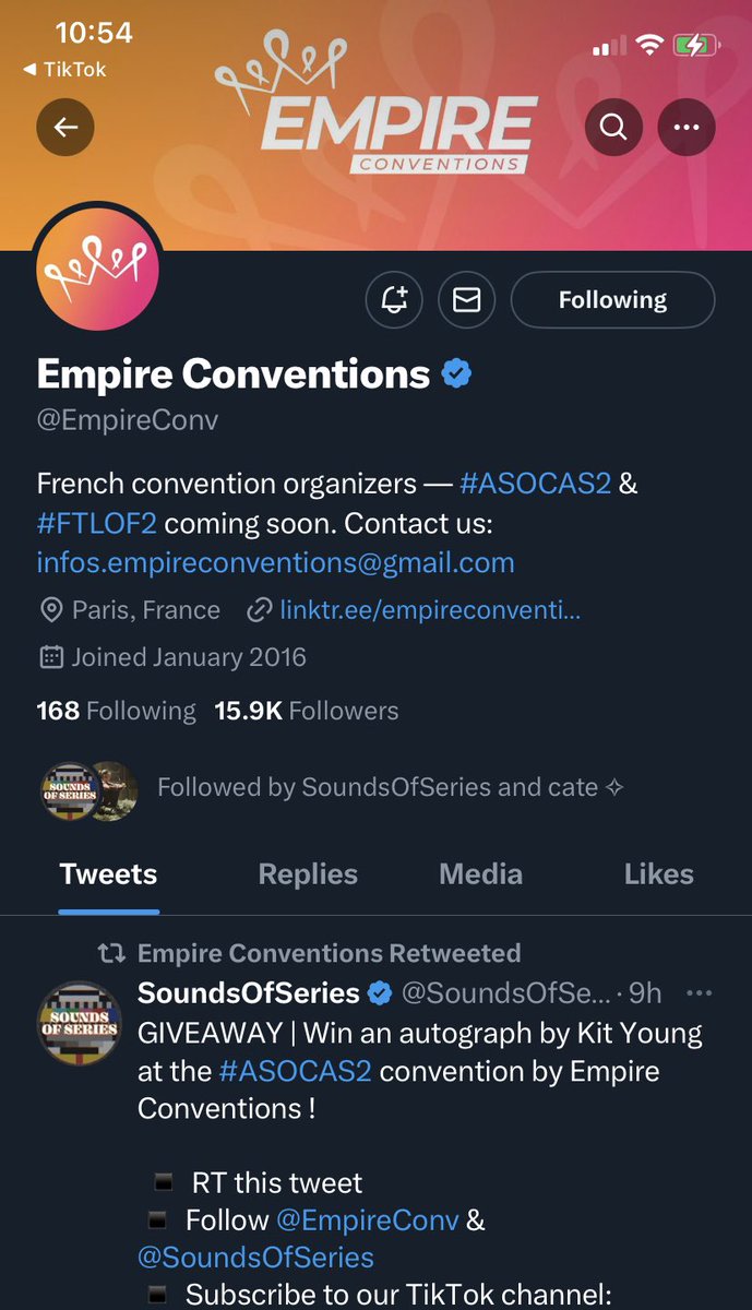 LeiaKatherine's tweet photo. @SoundsOfSeries @EmpireConv 😍🫡 https://t.co/btSJmPIqxD