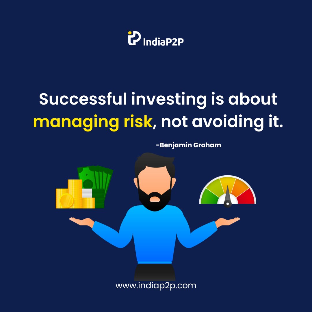 indiap2pinvest's tweet photo. Dive into the realm of #possibilities, where calculated risks lead to remarkable rewards. Start #investing in IndiaP2P today and unlock your #financialPotential!💡📈✨ https://t.co/H1JoSDQrHJ