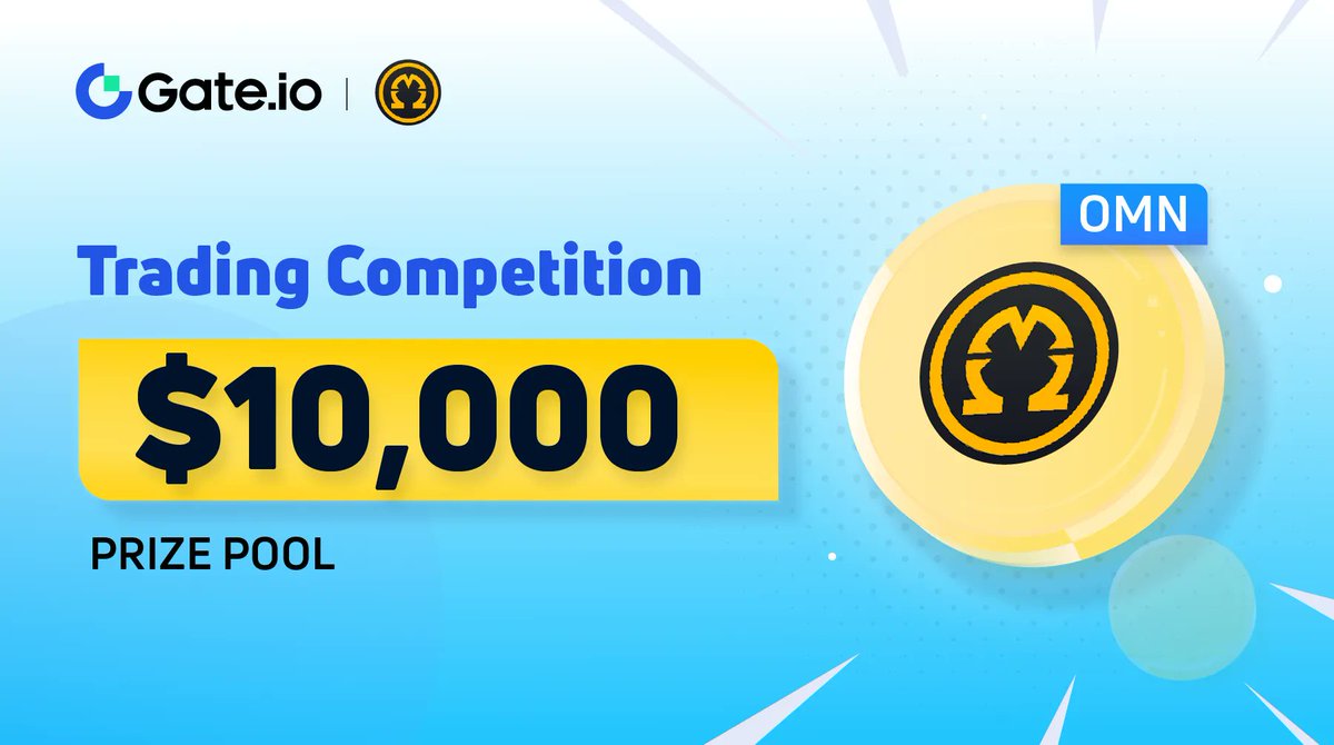 Gate's tweet photo. 💥 An Innovative Layer1 Networking Solution: Join $OMN trading competition, $10,000 rewards up for grabs!

⏳ Duration: 12:00 PM, Jun 19 - Jun 26 (UTC)

1) Follow @gate_io &amp; @OMCoreTeam
2) RT &amp; Like

💰 Join Now: https://t.co/hlE9XWWN0d

#Gateio #OMN #cryptocurrency https://t.co/QSkgWy8Kam