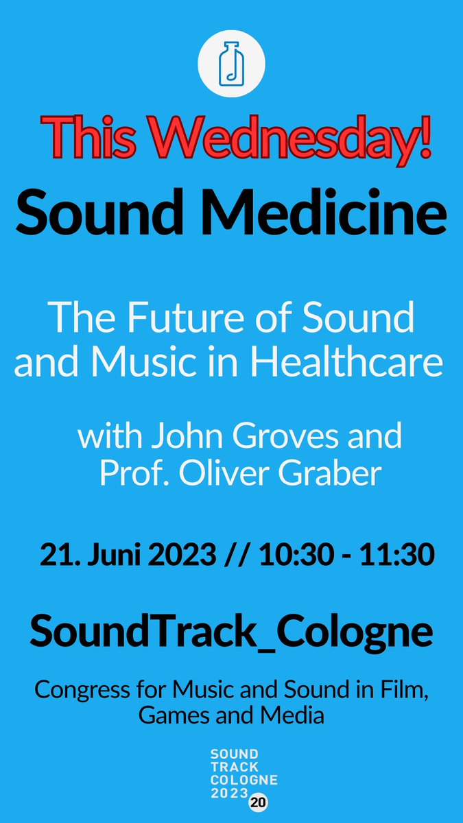 SonicTonicApp's tweet photo. Check out this discussion between John Groves (SonicTonic) and  Prof. Oliver Graber (Jam Music Lab Private University in Vienna) about Sound and Music as Medicine

Sound Medicine medicine is poised to revolutionize healthcare https://t.co/RTLXK0fXma
