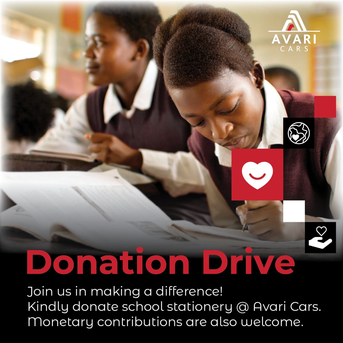 Our Donation drive is still on. Your kindness makes a difference.

avaricars.co.za
#avaricars #fyp #thebigday #carclubsa #carrentals #carrentalservice #rentalcars