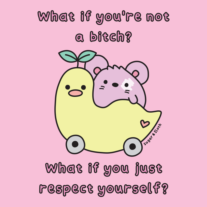 What if you're not a 'bitch'? 🌈✨ 
What if you just respect yourself enough to know your worth and establish healthy boundaries? 💖🌟
sugarandsloth.co.uk

#neurospicy #selfloveclub #selfcareisntselfish #BoundariesAreBeautiful #settingBoundaries