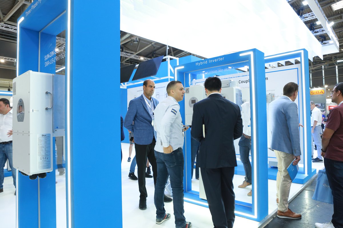 DeyeInverter's tweet photo. #IntersolarEurope2023 The Intersolar exhibition has been to the end.🥳
📷Thanks for everyone who visited us,and communicated with us in the three days! Deye will spare no efforts to optimize our products and services ! https://t.co/ATGOgpd587