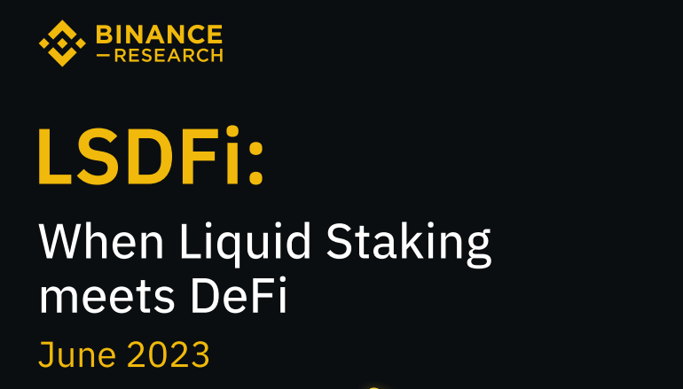 #Binance Research released a report on #LSDfi, which covers the overall landscape, returns, and potential risks of the LSDfi sector. The report indicates that although LSDfi has shown rapid growth, its market size is less than 3% of the overall LSD market. #CryptoTwitter
