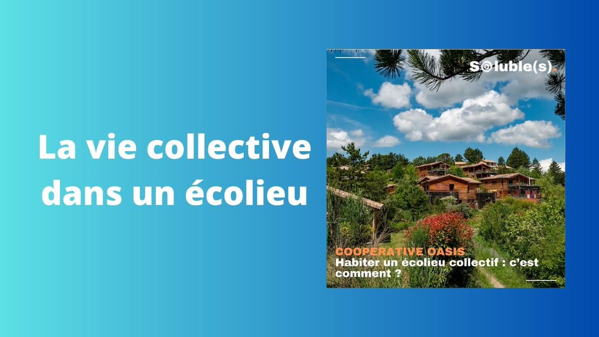 Tout plaquer et créer un écolieu collectif? Un mode de vie plus sobre, plus écologique et proche de la nature dans des habitations achetées en commun.  🎧 Nouvel épisode de Soluble(s) ! #Oasis. 🌍 #TransitionEcologique 🏠 podcasts.apple.com/fr/podcast/sol…