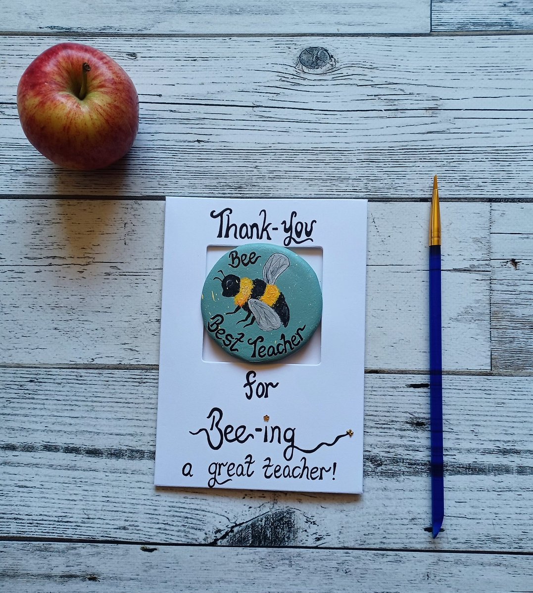 etsy.com/listing/145562… not too long till the end of the school year, affordable gift and card in one #Earlybiz #MHHSBD #elevenseshour #teachergift