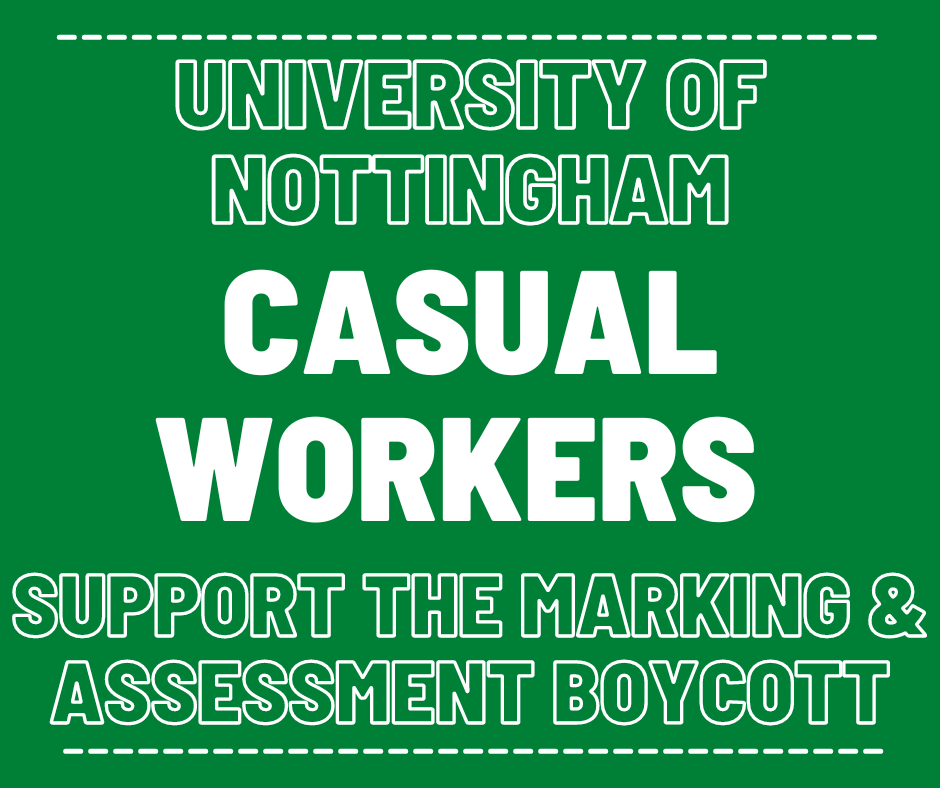 UoN Anti-Casualisation Network tweet media