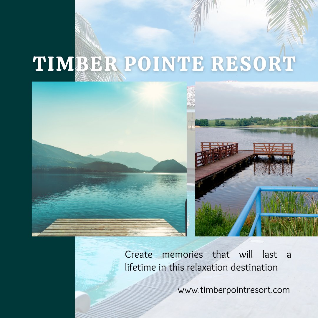 PointeResort's tweet photo. Escape to our Rustic Luxury retreat, where you can unwind and recharge amidst nature's embrace. 📷📷 Create memories that will last a lifetime in this relaxation destination.
Visit our website, 📷
https://t.co/CjNNHwWgeh
.
.
#TimberPointeResort #NatureEscape
#RusticLuxury https://t.co/ow9v6zeFMZ