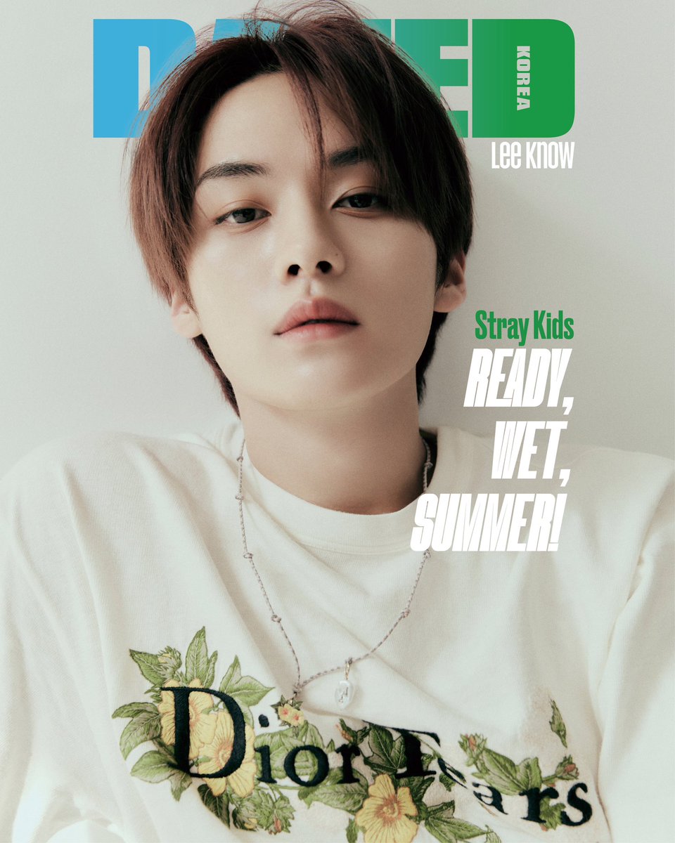 Lee Know of Stray Kids stuns as the cover star for Dazed Korea's July 2023 issue.