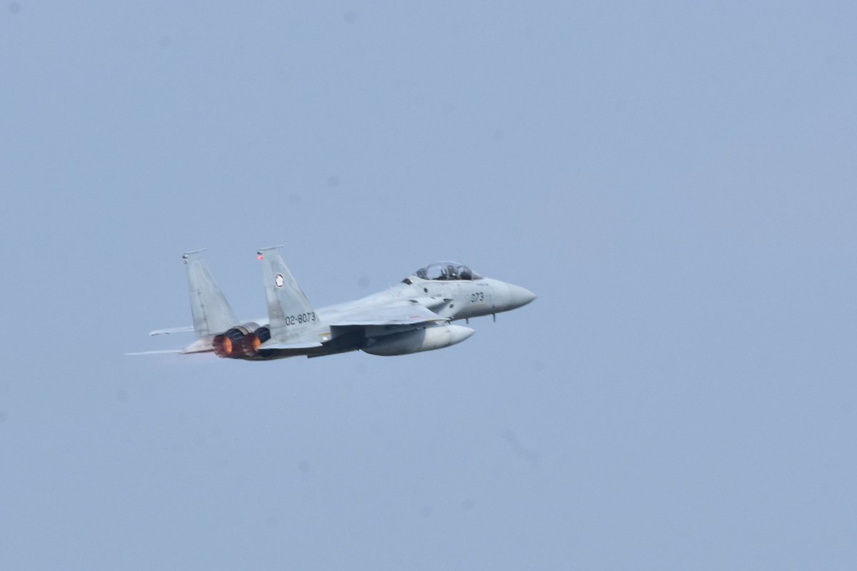 梅組　F-15DJ 073
お帰りになられました
＃名古屋空港　＃小牧基地