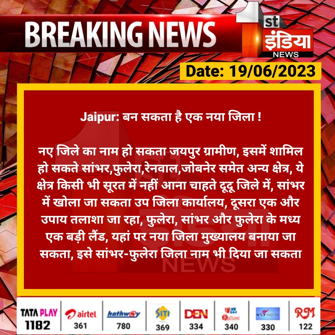 First India News tweet media