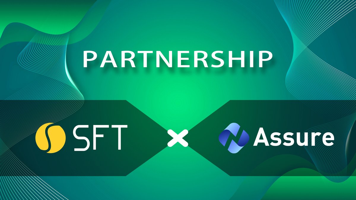 📣We're excited to announce @SFTProtocol partnership with @Assure_pro!

💙Non-custodial Wallet, Quote & Swap, #Binance Market, Chat… All In Assure.
📧contact@assure.pro

🏆10 Winners Get 30 rSPD #BSC
⌛️June 19-21

✅Follow @SFTProtocol @SFTProtocolCN @Assure_pro
✅❤️+ RT + tag 3…