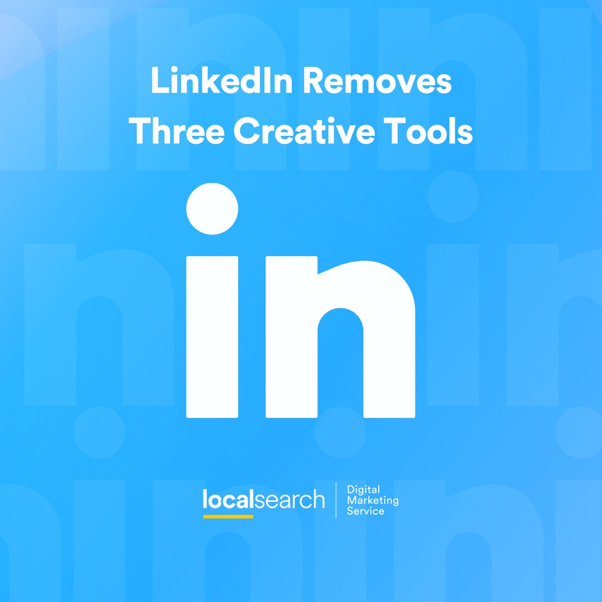 @LinkedIn plans to remove three creator features this week due to lack of usage, including carousel posts, profile videos and in-image links.

#SocialMediaUpdate