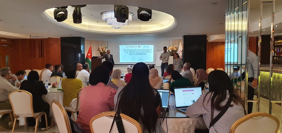 We are thrilled to announce the launch of our new training workshop in Amman! Joining us are staff from Jordan's Department of Antiquities (DoA) and Palestine's Ministry of Tourism and Antiquities (MoTA) as part of our <a href="/BritishCouncil/">British Council</a> &amp; <a href="/DCMS/">Department for Culture, Media and Sport</a> #CulturalProtectionFund project.
