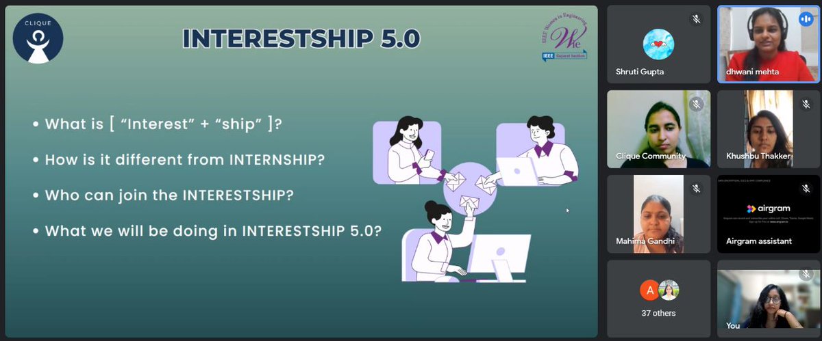 #Interestship 5.0 has all set to take momentum with its first face to face #orientation meet!
It was an amazing #interaction discussing about the 5 weeks productive #journey planned.
Catch a #glimpse of Orientation meet for Interestship 5.0 organized on 18th June, 2023.✨
#clique