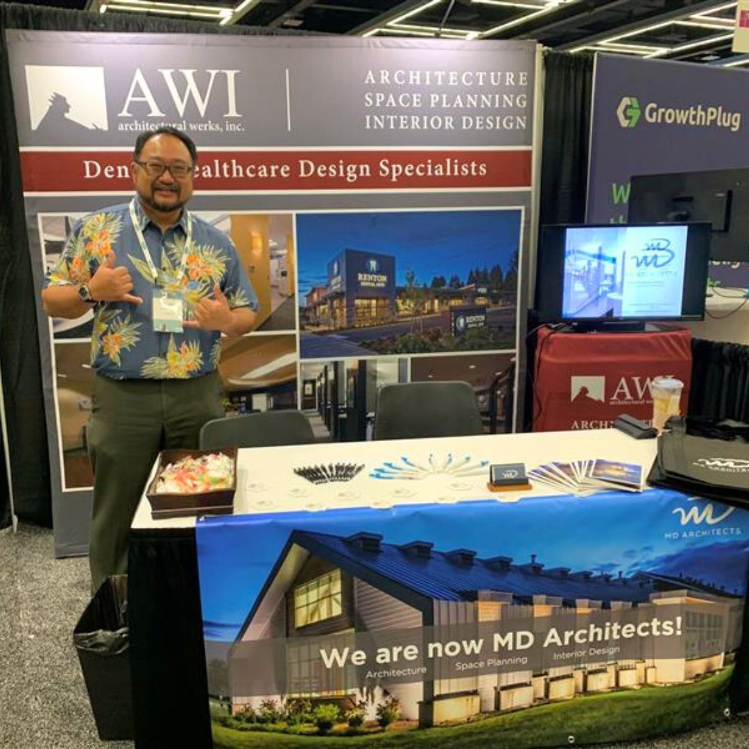 AwerksInc's tweet photo. Last week the MDA team was representing at NeoCon in Chicago, IL and the Pacific Northwest Dental Conference in Seattle, WA. We had a blast meeting such great people and soaking up design inspiration!
#neocon2023 #pacificnorthwestdentalconference https://t.co/dJyxZAodj9